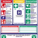 consignes de sécurité (français / anglais) – panneau de signalisation a4 (copie)