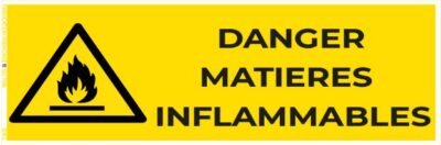 danger matières inflammables –