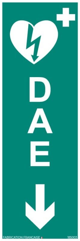 défibrillateur 30 x 10 cm bas