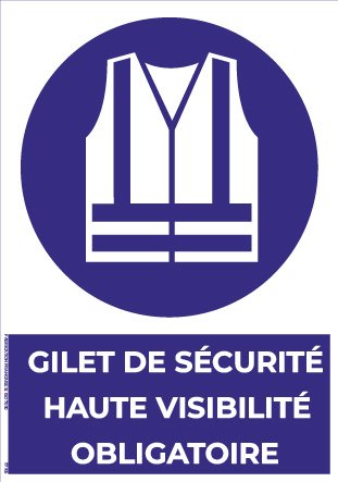 Port du gilet de sécurité obligatoire