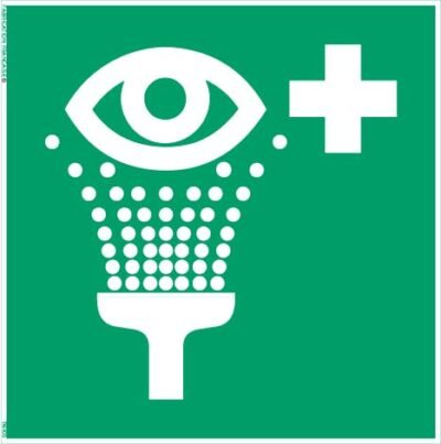 lave œil – panneau de signalisation
