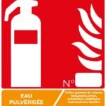 panneau extincteur abfo 15 x 20cm 1