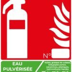 panneau extincteur abfv 15 x 20cm 1