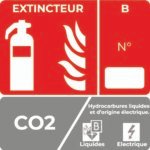 panneau extincteur b