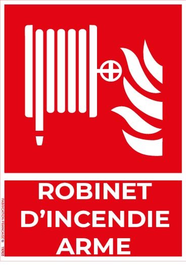 robinet d’incendie armé