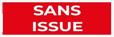 sans issue – panneau de signalisation 20 x 8 cm